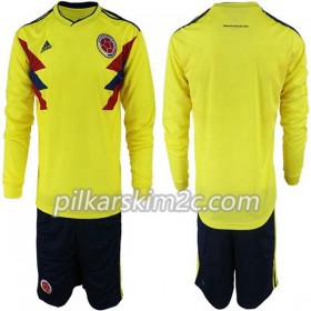 Koszulka Kolumbia Dziecięca Główna Mistrzostwa Świata 2018 - Koszulki Piłkarskie(L/S)